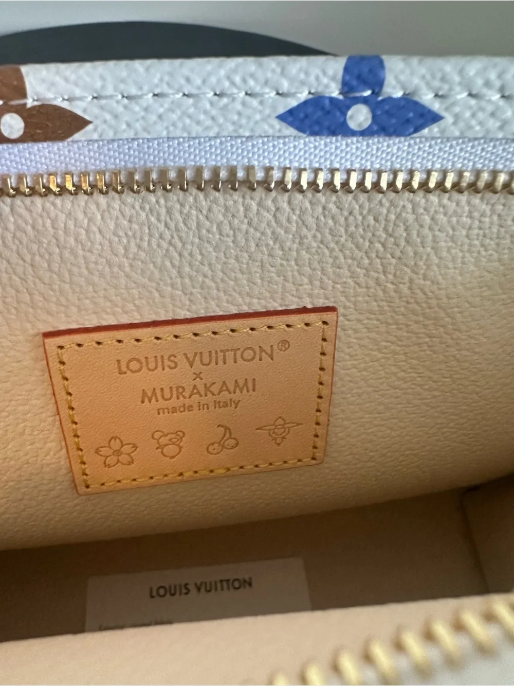 LV x TM Louis Vuitton x Murakami Multicolor Pochette Toilette MM 19